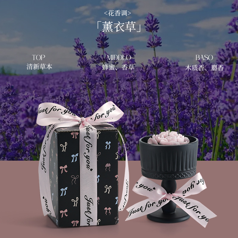 ツバキの花香薫ろうそく礼箱結婚お土産高級誕生日プレゼント大豆ワックス香薫雰囲気感置物|undefined