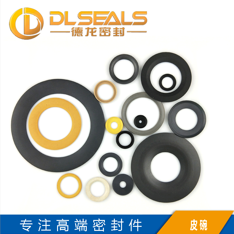 DLSEALS气缸活塞密封圈 PTFE皮碗气封 四氟无油气缸活塞密封圈