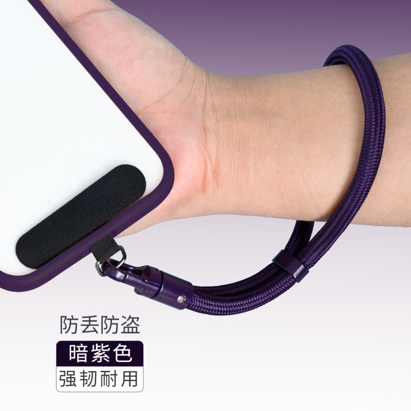 回転可能なヘッド合金携帯電話ストラップ調節可能なリストストラップショートミニマリストクリップ紛失防止ポリエステルロープブレスレットロープ|undefined