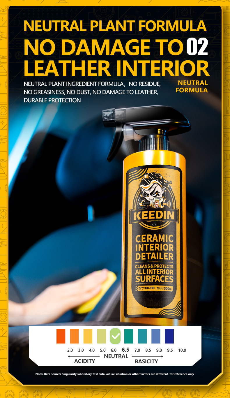 KEEDIN Qidian cross-border special interior coating agent maintenance agent car maintenance instrument panel leather cleaning agent
