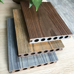 Composite Wood Decking Platform Villa Courtyard Balcony Terrace Flooring High-End Second-Generation Co-Extruded 3D Wood Grain Composite Wood