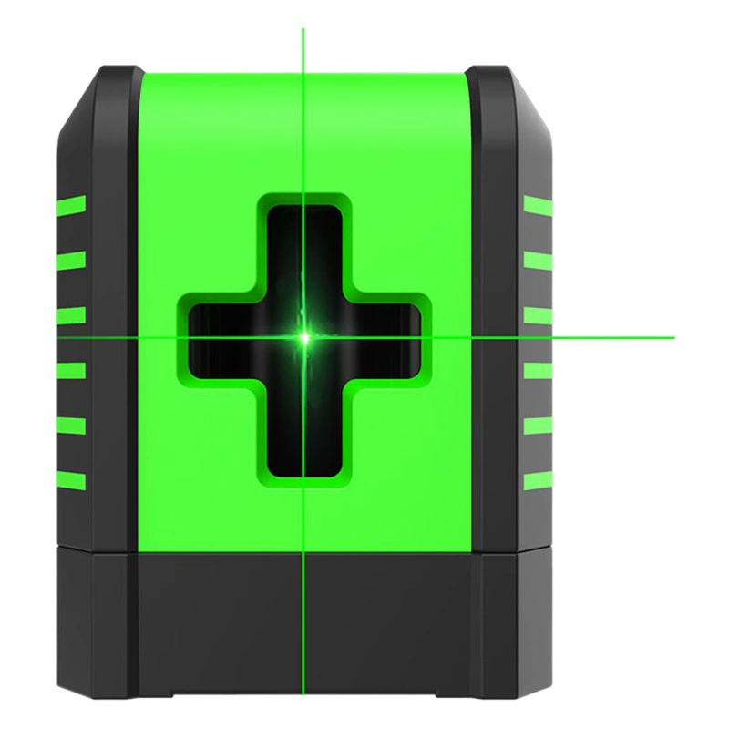 Hansheng 2-линейный вентилятор с зеленым светом небольшой бытовой лазерный измеритель уровня Высокая точность сильный свет тонкая линия портативный плоский водный прибор