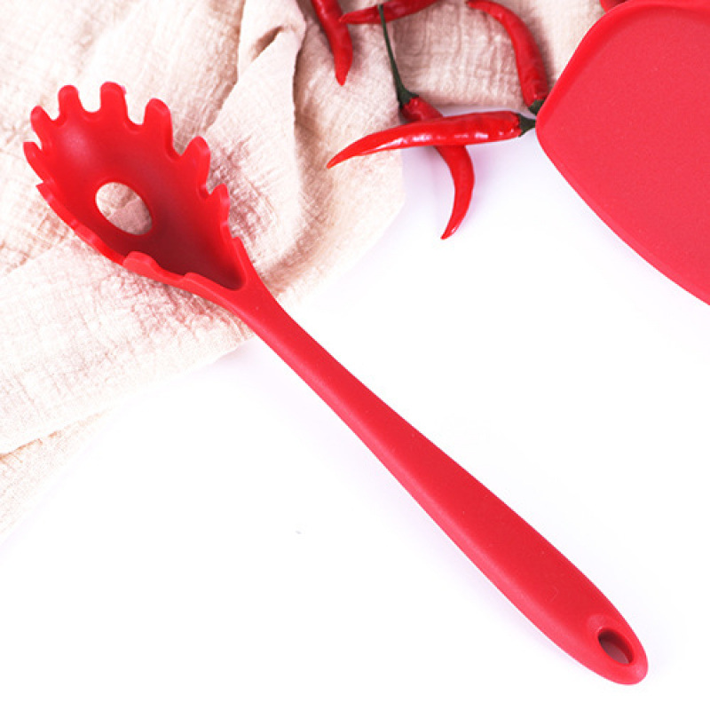 Fabricante de cocina en stock conjunto de cocina antiadherente cocina de goma de silicio de cocina de almacenamiento creativo de cocina marco de cocina de silicona set 7 piezas