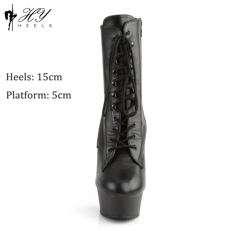 Giày boot hiệp sĩ COSPLAY cổ thấp gót nhọn 15cm chống nước chống trượt — Màu Đen (kiểu khóa treo)-Sơn, Màu Đen (kiểu bắp)-Vải bọc, Ghi chú DIY Màu sắc tùy chỉnh, Màu Đen (kiểu bắp)-Sơn
