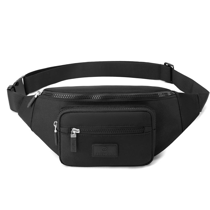 Casual bolso de cintura de mujer nuevo bolso de tela de nylon bolso de cambio de caja bolsa de pecho de bicicleta ligera