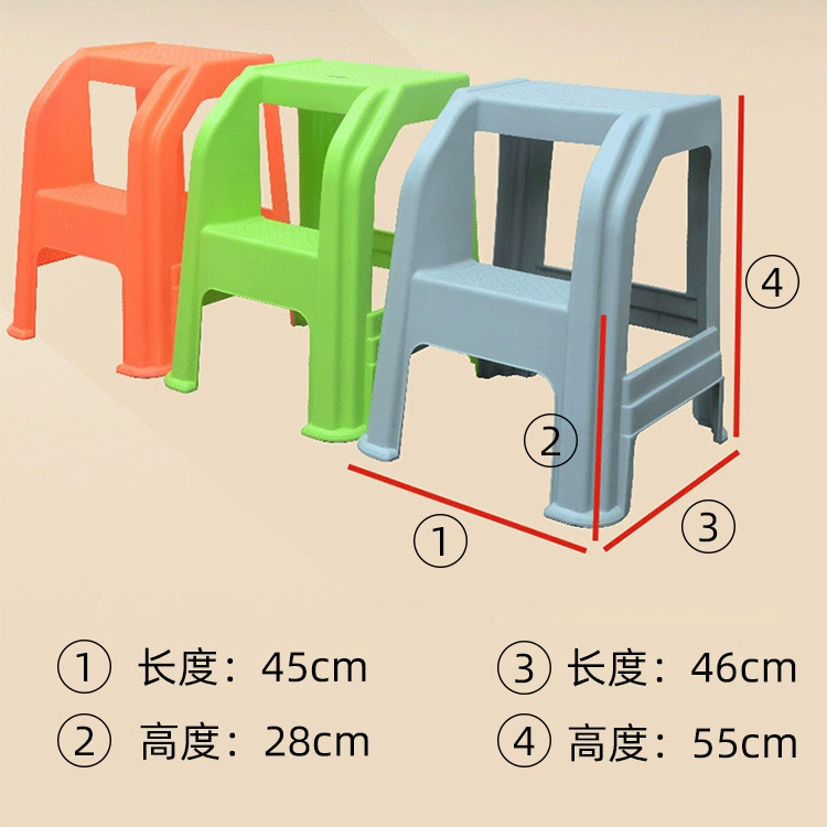Car washing stool Two -step stool Library three -step ladder Beauty Stool Two -layer metal ladder escalator car home