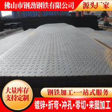 热镀锌花纹钢盖板配电房电缆沟盖板防滑花纹板集水井盖板水沟盖板