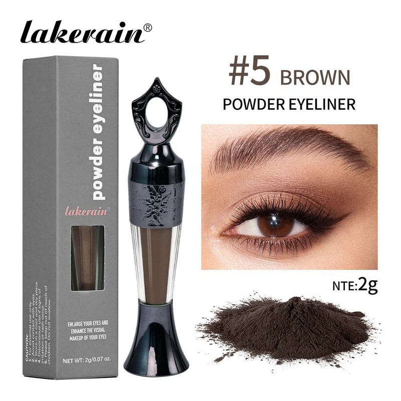 跨境lakerain 新款沙伊德眼线粉粉状眼线笔Eye Powder黑色绿色|undefined