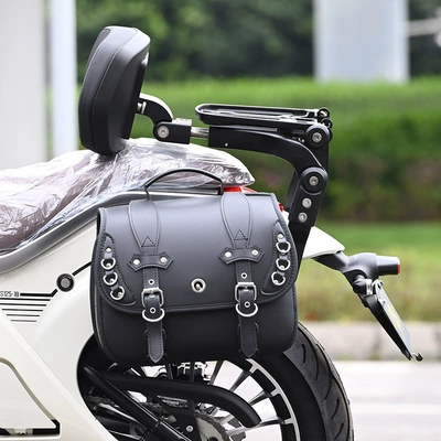 Motorcycle tail driver and passenger, and retractable
