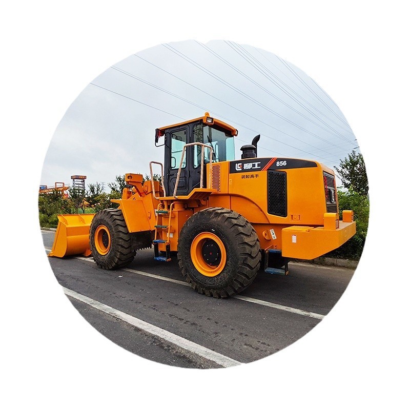 Usado cargador 90 por ciento Xinliu Gong 856 cargador piloto de maniobra cargador grande para ingeniería de construcción