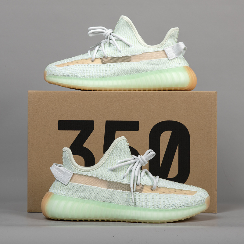 Putian Coco zapatos 2023 verano nuevo 350v2 volando tejido transpirable hombres y mujeres pareja zapatos palomitas zapatos para correr hombres