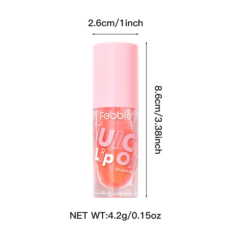 Febble クロスボーダー スポット人気 Amazon パール光沢リップ グレーズ 防水保湿リップ オイル FBC035|undefined