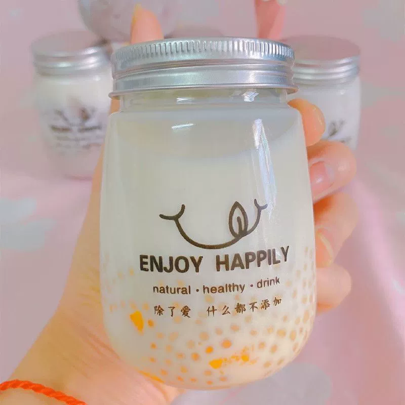 Disposable bottle for commercial use, tea cup, milk tea