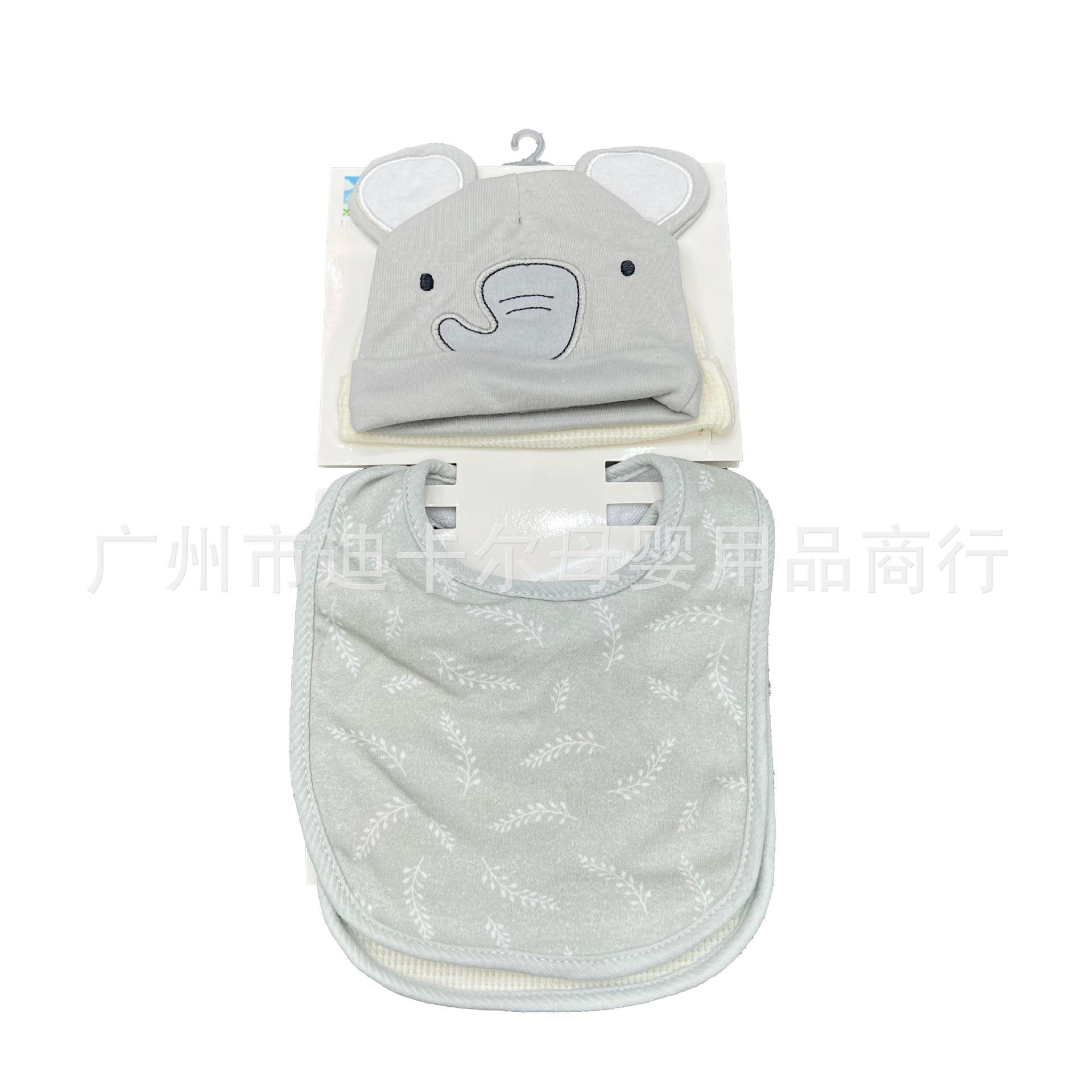 Toallas de saliva para bebés gorra de 4 piezas set de algodón puro buck absorción buck recién nacido arco accesorios de encaje mezcla de colores