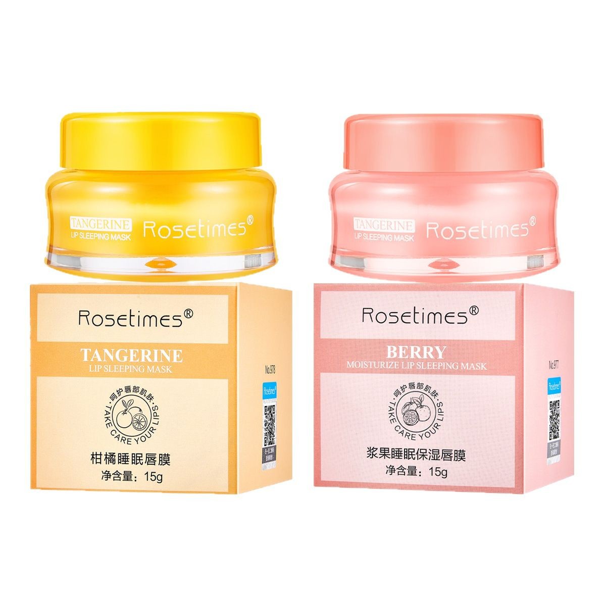 Rosetimes sueño máscara de labios hidratante exfoliante líneas de labios desvanecimiento incoloro bálsamo labial base Generación de cabello
