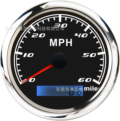 for Ship and Car – automobile instrument - cx8021-black-plate-0-60mph