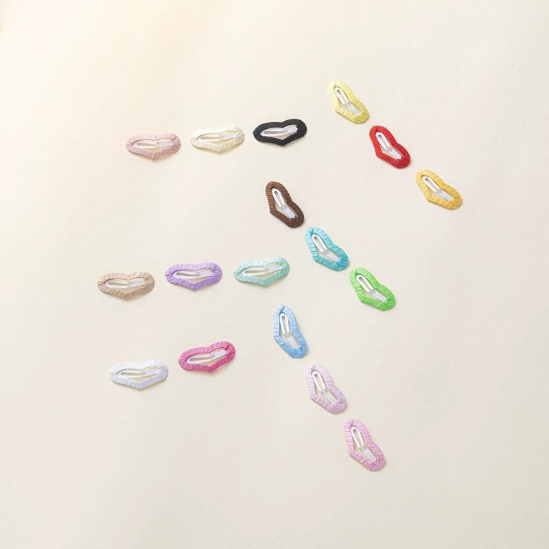 Заколка для волос из фарфора и нержавеющей стали, мини-заколка для домашних животных, заколка BB, имитация шелка, 3,5 см, 3 см, в форме персикового сердца, аксессуар для волос для кошек и собак