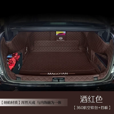 Trunk Mat: car interior accessories, modified trunk - business-gradefull-enclosure-includes-storage-panelno-odor-volkswagen-magotan2017-2026-modelsb8