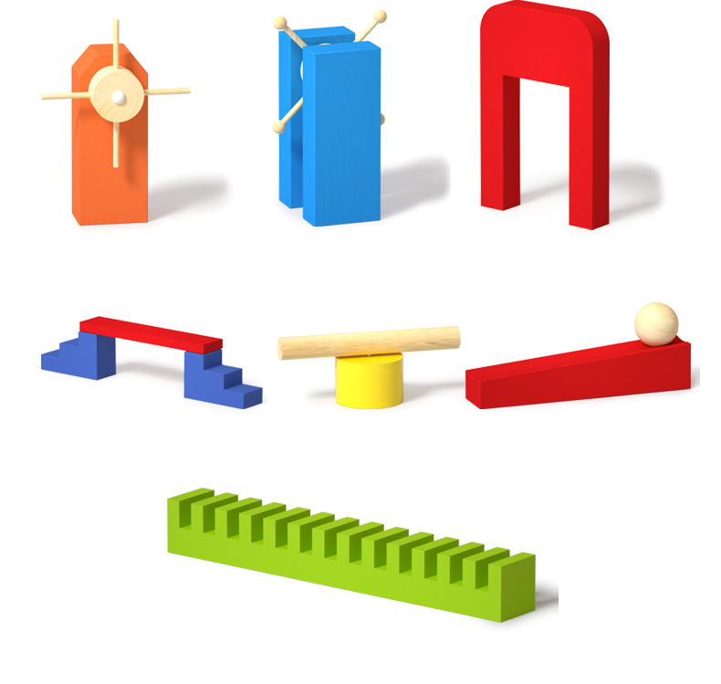 Large Wooden Building Blocks And Domino Set For Kids Educational_voghion.com
