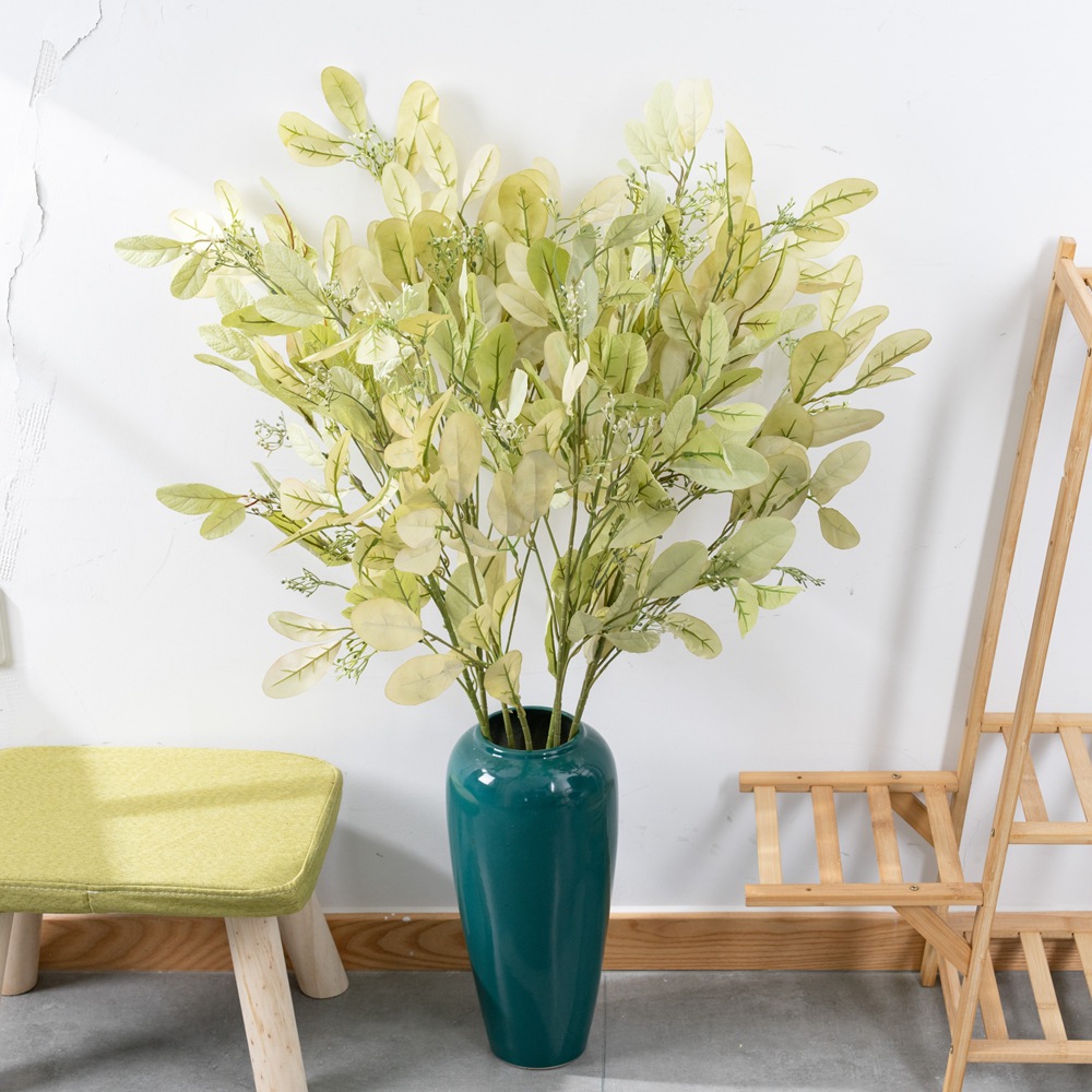 水蘇葉綠植物廠家假花仿真花批發工藝品INS風跨境婚慶裝飾YC1050