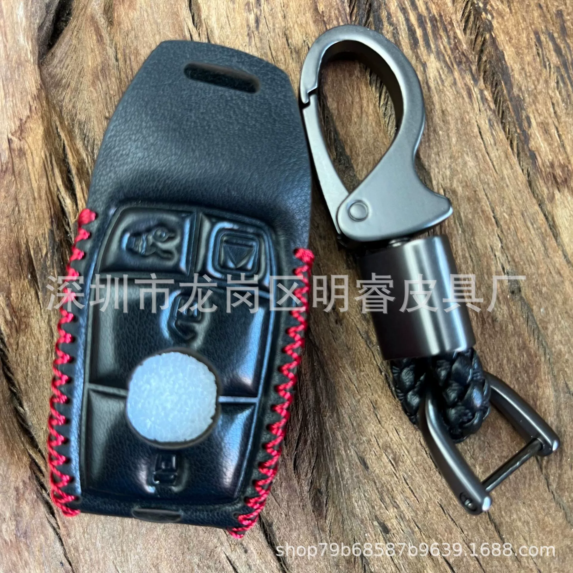 Сумка для автомобильных ключей подходит для Mercedes-Benz E-Class C-Class A-Class Mercedes-Benz gLcgla, простой стильный брелок, модный кожаный чехол