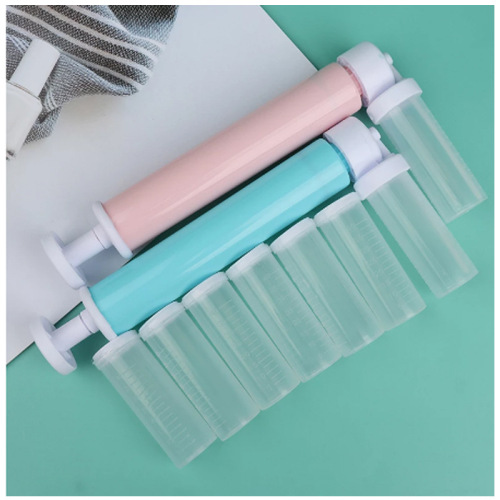 Manual cake gun, mousse cake coloring and dusting powder cake nozzle, baking decoration mold cake tool