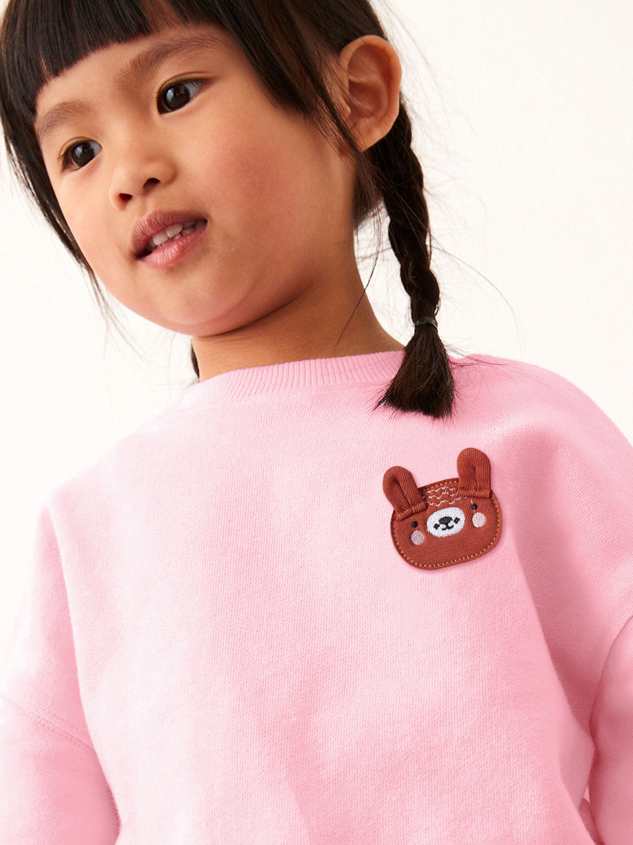 Little Maven Otoño e Invierno niñas de manga larga con forro polar suéter nuevo cuello redondo Jersey impreso ropa para niños image 3