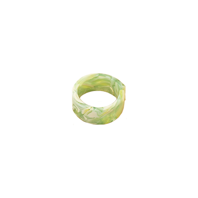 Simple Acrylic Resin Ring Wholesale display picture 7