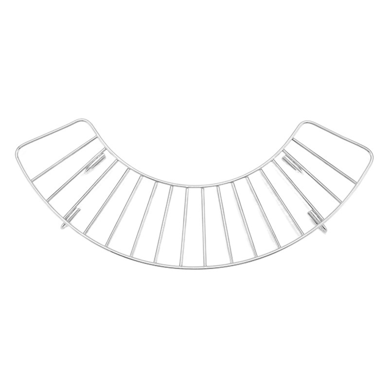 Al aire libre acero inoxidable para hornear aceite de drenaje rack camping forma de retorno portátil clip fijo fritura filtro de aceite semicircular marco de aislamiento térmico