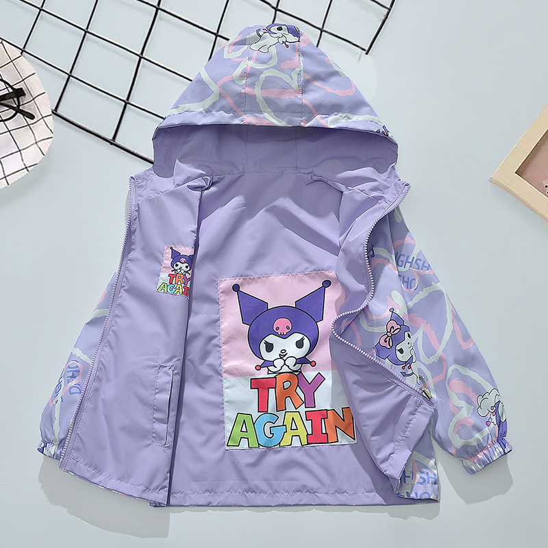 2024 New Girls' Double-sided Jacket Spring and Autumn Girls' Spring Clothes Children's Women's Treasure Korean-style Double-sided Jacket