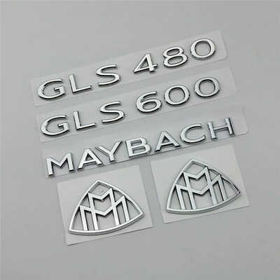 New Mercedes-Benz Maybach GLS-Class GLS480 GLS600 modified car emblem, rear badge, English lettering, car sticker