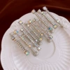 24# Open Bracelet-Silver-Color-Crystal