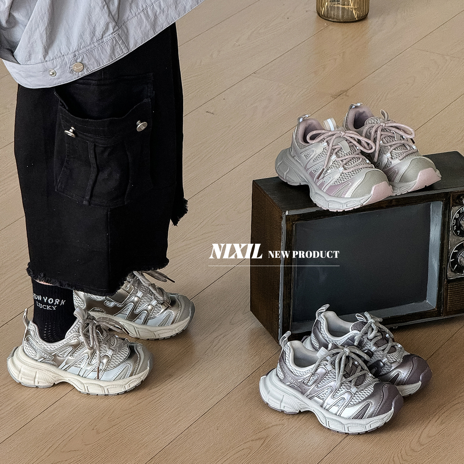 Kapibala Children's Sports Shoes 2025 Autumn New Fashion Trendy Mesh Breathable Running Shoes for Boys and Girls