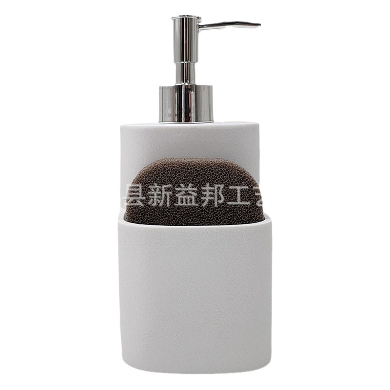 Fábrica al por mayor de resina desinfectante de manos botella imitación marmoleado botella de prensa loción detergente botella de gel de ducha sub-botella