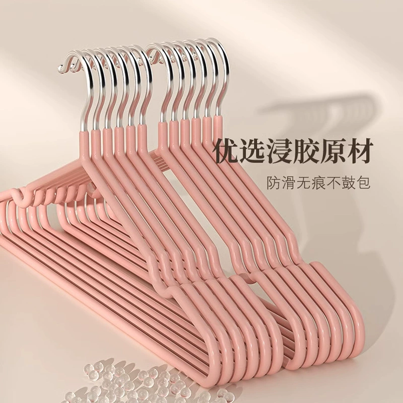 【10 комплектов бесшовных anti-slip вешалок для одежды】Общежитие с плечевой поддержкой для взрослой одежды X26