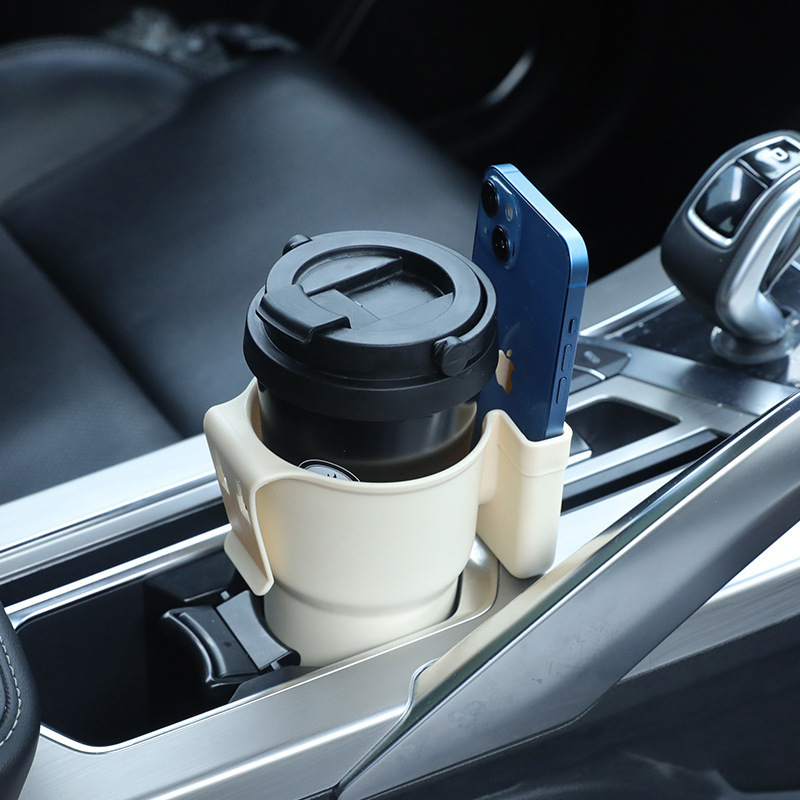 2-in-1 Car Air Vent Phone and Cup Holder, Multifunctional Drink and Trash Bin, Car Cup Holder for Miscellaneous Storage