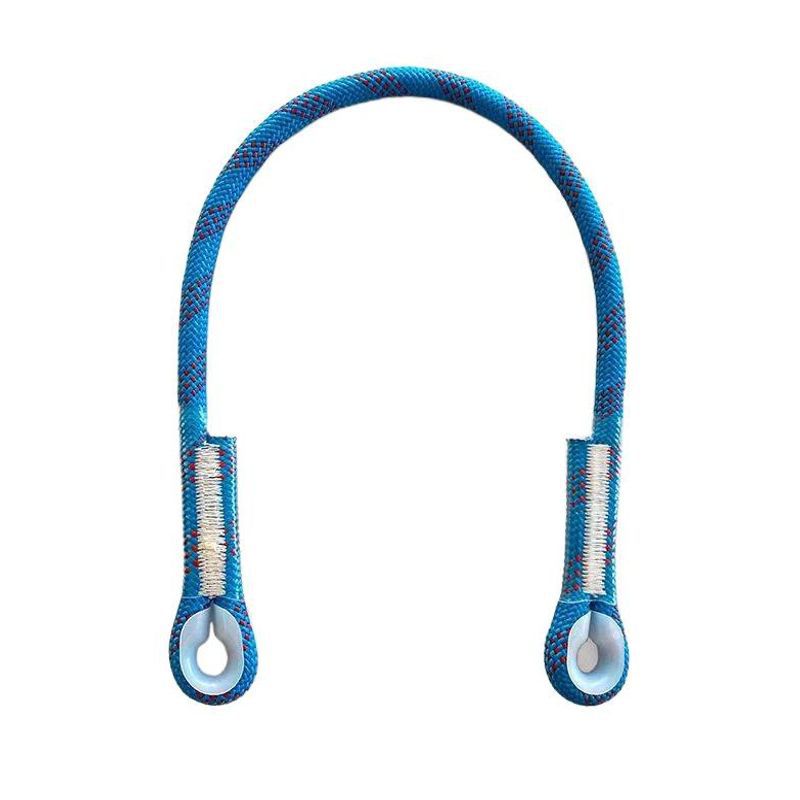 Rock Climbing and Rappelling Protective Equipment, 12mm Fixed-Length Cowtail Rope, Outdoor Climbing Extension Rope