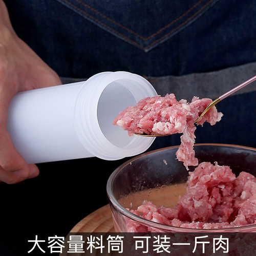 Manual sausage filling machine, household hand push sausage filling tool, handmade sausage machine, small sausage filling machine