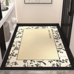 ベロアマット入戸ドア高級感家庭用玄関履き替え区足マット泥掻き除塵耐摩耗滑り止めマット