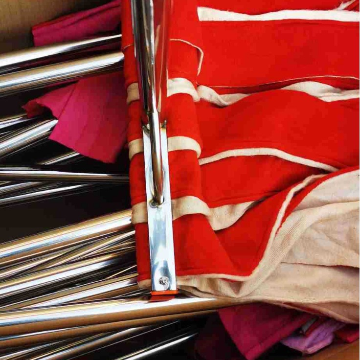 厂家批发，双面绒不锈钢扁拖把，头宽38公分，排拖卫生工具，卫生|ru