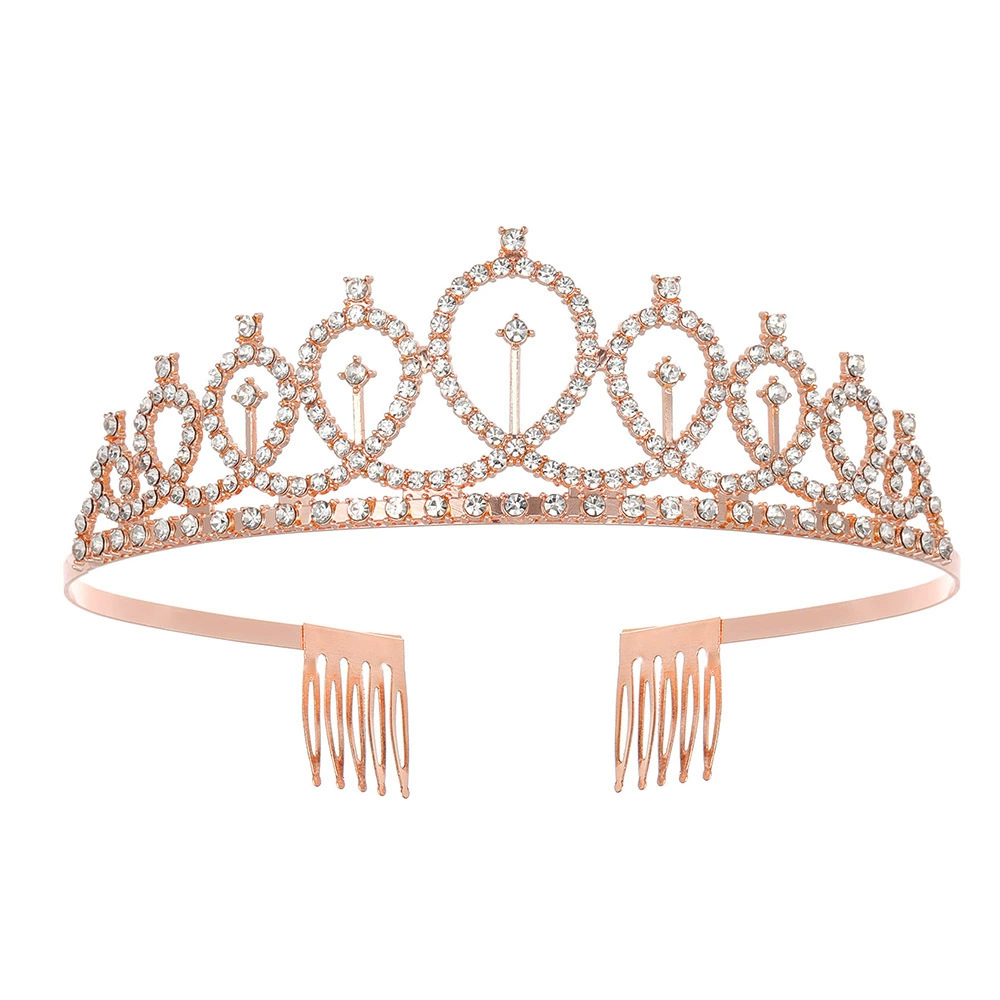 Диадема-ободок набор с кристаллами и лентой "Birthday Queen", комфортная подарочная принадлежность