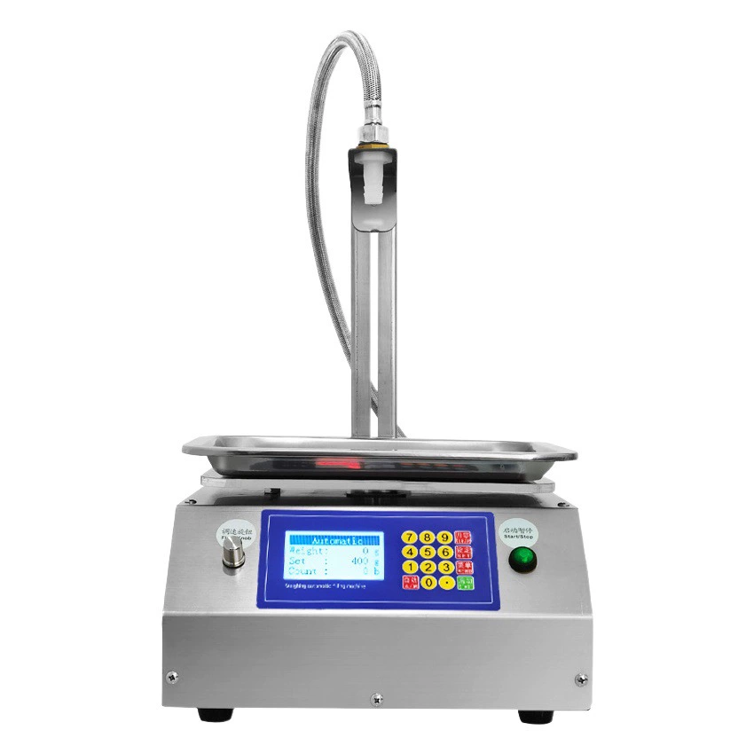 Автоматическая машина для розлива жидкостей (моющих средств, средства для мытья посуды, кулинарного масла) с функцией взвешивания и дозирования.