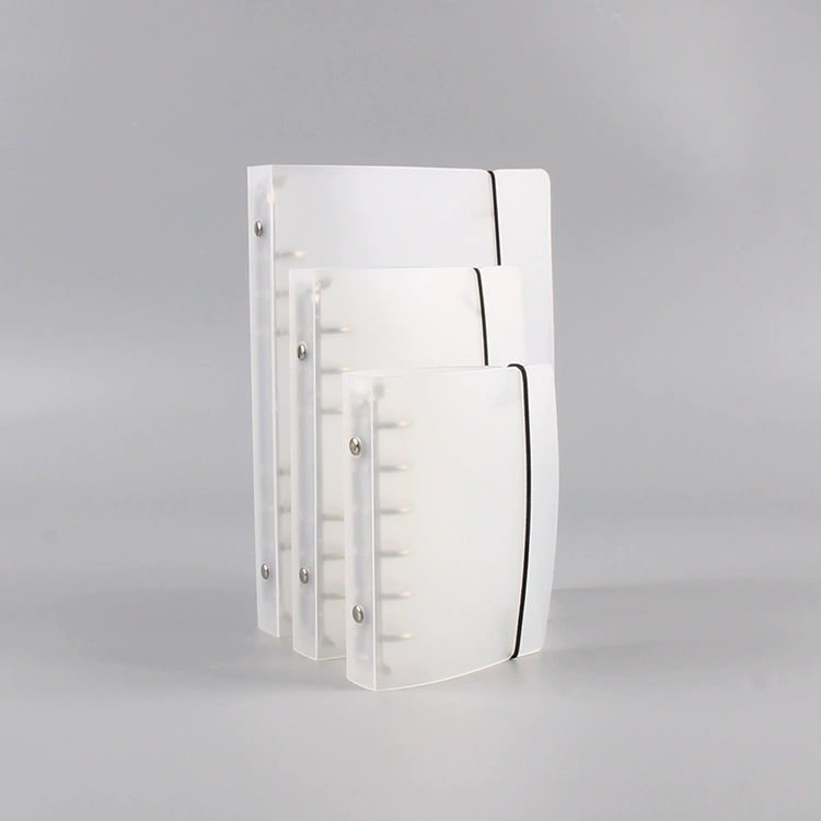 Лазерный полупрозрачный переплет с матовым ремешком A4B6A7, 6-отверстный переплет, ручная книга