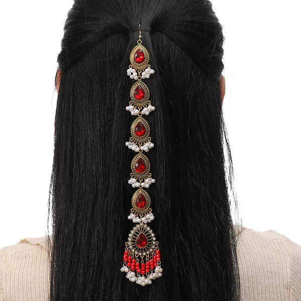 (21) Fashion Style Retro Shining Gem Elegant Women's Head Chain 0729