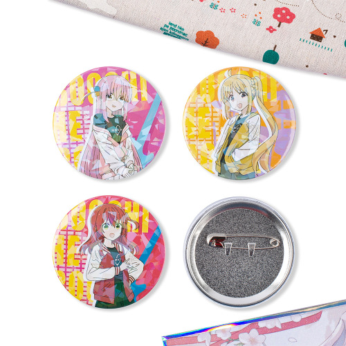 Lonely Rock Badge: Ikeda Ikuyo, Yamada Ryo, and Goto Ichiri Series — Laser-Painted Lapel Pins & 2D Anime Merchandise
