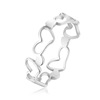 Trend brand ring for leisure stainless steel, European style