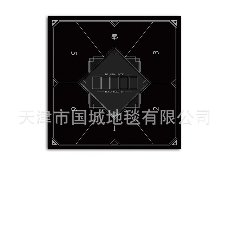 工厂直销新款德州扑克牌桌面防滑静音垫耐磨桌垫棋牌垫子现货批发|undefined