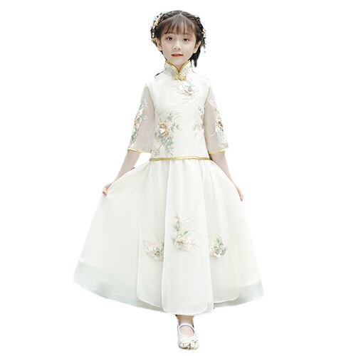 Chinese Hanfu for girls kids ancient traditional princess fairy anime drama cosplay dress birthday party gift dress tang dynasty kids performance robe 