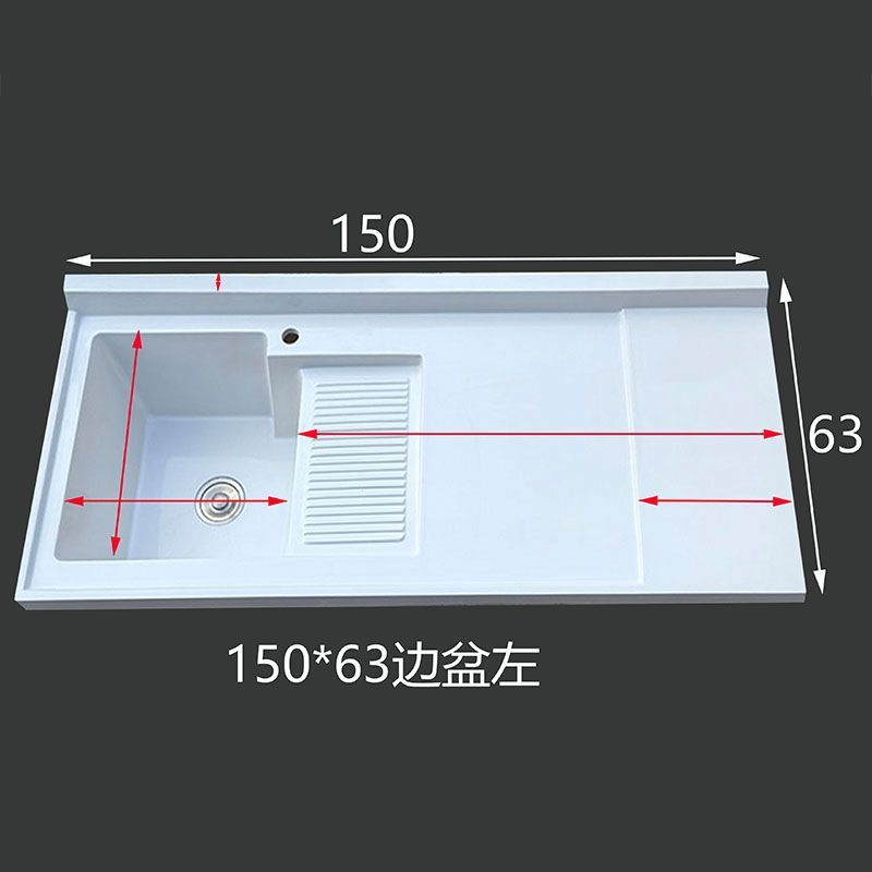 クォーツストーンバルコニー一体型洗濯シンクカッティングコーナーシンクバルコニーランドリーカウンタートップ家庭用洗濯シンク|undefined