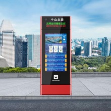 指路牌灯箱站名牌路口指示智能公交电子站牌路线牌导视牌电子站牌